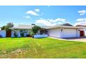 Beautiful single-story home featuring a lush green lawn, white exterior, and attached two-car garage at 5634 N 39Th Ave, Phoenix, AZ 85019