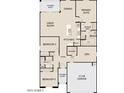 Spacious floorplan featuring a large kitchen, great room, and primary suite at 15792 W Beryl Ave, Waddell, AZ 85355