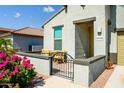 Inviting courtyard featuring outdoor seating, perfect for relaxing and enjoying the sunshine at 21150 N Evergreen Dr, Maricopa, AZ 85138