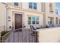 Cozy patio with brick pavers, outdoor seating, and a lovely view of the neighborhood at 4077 S Sabrina Dr # 48, Chandler, AZ 85248