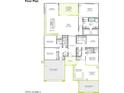 Detailed floor plan showing a primary suite, two bedrooms, kitchen, garage, and outdoor living space at 770 W Golden Ore Pass, Apache Junction, AZ 85120