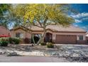 Inviting single-story house boasting mature tree and a well-maintained desert landscape at 8765 W Custer Ln, Peoria, AZ 85381