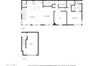 Detailed floor plan showcasing the layout of the two-story townhouse at 14870 W Encanto Blvd # 2123, Goodyear, AZ 85395