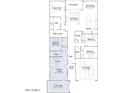 Detailed floor plan showcasing the layout of the home, including bedrooms and living spaces at 3752 E Terrel St, San Tan Valley, AZ 85143
