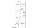 Open-concept floor plan featuring a great room, kitchen, and owner's suite with a walk-in closet at 9519 W Catalina Dr, Phoenix, AZ 85037