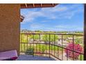 Enjoy the stunning panoramic views of the surrounding desert landscape from this private balcony at 15834 E Sunflower Dr # 2, Fountain Hills, AZ 85268