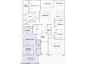 Detailed floor plan showcasing the layout of the house at 23038 E Nightingale Rd, Queen Creek, AZ 85142