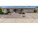 Charming single-story home featuring manicured landscaping and a two-car garage, perfect for suburban living at 11529 E Lindner Ave, Mesa, AZ 85209