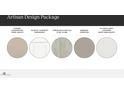 Artisan Design Package featuring kitchen countertops, porcelain floor tile, bedroom carpeting, and all bath vanity counters at 4752 E Topaz Dr, San Tan Valley, AZ 85140