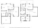 Floorplan depicting the layout of the home's two floors, including bedrooms, bathrooms, kitchen, and living spaces at 8469 W Emile Zola Ave, Peoria, AZ 85381