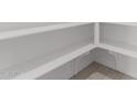 Walk-in pantry with shelving for optimal storage at 18189 W Hess St, Goodyear, AZ 85338