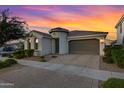 Charming single-story home features a circular tower entry and a two-car garage at 4543 S Nebula --, Mesa, AZ 85212