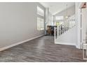 Bright foyer with high ceilings, and luxury vinyl plank flooring at 1014 S Porter St, Gilbert, AZ 85296