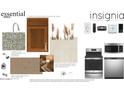 Interior design selection showcasing granite countertops, hardwood cabinets, stainless steel appliances, and modern fixtures at 5633 S 253Rd Ave, Buckeye, AZ 85326