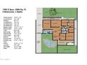Detailed floor plan showcasing the layout of this 5 bedroom, 3 bath home at 1308 S Spur --, Mesa, AZ 85204