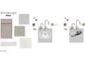 Bathroom design options with modern fixtures, including stylish vanities, faucets, shower heads, and coordinating hardware at 25357 W Bowker St, Buckeye, AZ 85326
