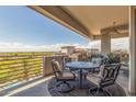 Outdoor patio with comfortable seating, perfect for enjoying golf course views at 15802 N 71St St # 657, Scottsdale, AZ 85254