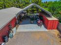 Expansive covered storage area with ample space for equipment and supplies at 25829 S Mandarin Dr, Queen Creek, AZ 85142