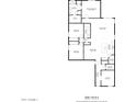 Detailed floor plan showcasing the layout of the home, including bedrooms, bathrooms, kitchen, and living areas at 4701 S Siphon Draw Rd, Apache Junction, AZ 85119