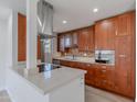 Updated kitchen featuring stainless steel appliances, tile backsplash, and quartz countertops at 4206 N 38Th St # 1, Phoenix, AZ 85018