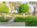 Beautifully landscaped community featuring mature trees and manicured lawns at 10040 W Royal Oak Rd # N, Sun City, AZ 85351