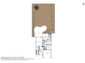 Detailed floor plan illustrating layout of the home's primary rooms, bedrooms, and outdoor patio at 2028 W Alice Ave, Phoenix, AZ 85021