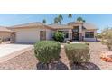 A charming single-story home with stone accents, desert landscaping, and a two-car garage at 15371 W Piccadilly Rd, Goodyear, AZ 85395