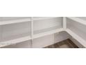Walk-in pantry with custom shelving providing ample storage space at 18174 W Ashley Dr, Goodyear, AZ 85338