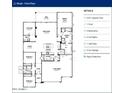 Layout of the Blush-First Floor plan featuring 3 beds, 2.5 baths, a 3-car garage and 2,471 square feet at 312 W Flax Dr, San Tan Valley, AZ 85140