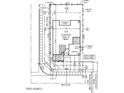 Detailed site plan showing building dimensions, outdoor living space, and lot lines at 5311 N 88Th Ave, Glendale, AZ 85305