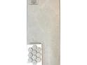 White tile samples, including large format and hexagon mosaic, perfect for contemporary spaces at 793 W Riparian Dr, San Tan Valley, AZ 85140