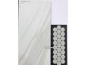 A curated tile selection showcasing a sleek marble-patterned tile and a contemporary honeycomb mosaic at 848 W Riparian Dr, San Tan Valley, AZ 85140