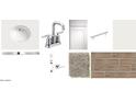Bathroom fixture samples, featuring a sink, faucet, cabinet, flooring and hardware at 32615 N Newby Dr, San Tan Valley, AZ 85143