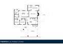Detailed floor plan showing layout of bedrooms, bathrooms, kitchen, and living spaces at 338 W Taro Ln, Phoenix, AZ 85027