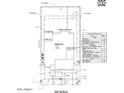Plot plan showing house placement, utility gate, backyard dimensions, and square footage calculations at 22543 E San Tan Blvd, Queen Creek, AZ 85142