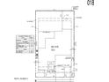 This lot plan shows the property lines, patio, and the front load 3-car garage at 22660 E Pegasus Pkwy, Queen Creek, AZ 85142