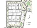 Community map highlighting lot numbers, street names, and amenity locations at 17812 W Luke Ave, Litchfield Park, AZ 85340