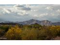 Scenic view of the mountains with lush greenery and a beautiful cloudy sky at 18102 E El Viejo Desierto --, Gold Canyon, AZ 85118