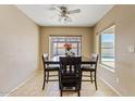 Dining room with tile floors and light color walls at 4107 W Mariposa Grande --, Glendale, AZ 85310