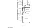 Detailed floor plan showcasing the layout of this single-Gathering home at 469 W Bunker Hill St, Florence, AZ 85132