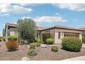 Desert landscaped home featuring a well maintained yard and tile roof at 27320 N 127Th Dr, Peoria, AZ 85383