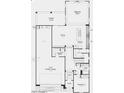 Main level floor plan includes gathering room, owner's entry, tandem garage, and fourth bedroom at 5235 W Walatowa St, Laveen, AZ 85339