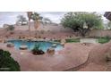 Amazing backyard pool with built-in bar and mini golf course at 20677 N 16Th Way, Phoenix, AZ 85024
