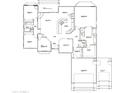 Detailed floor plan showcasing the layout of this spacious single-Gathering home at 300 W Quartz Rock Rd, Phoenix, AZ 85085