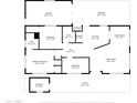 Detailed floor plan showcasing the layout of the home, including room dimensions and spatial relationships at 120 N Val Vista Dr # 151, Mesa, AZ 85213