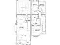 Detailed floor plan showcasing the layout of the home, including kitchen, bedrooms, and garage at 16381 W Weeping Willow Rd, Surprise, AZ 85387