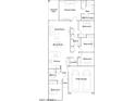 Detailed floor plan showcasing the layout of this spacious home with owner's suite, great room, and 5 bedrooms at 3029 N 97Th Dr, Phoenix, AZ 85037