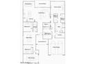 Detailed floor plan featuring a spacious layout with multiple bedrooms, a game room, and a 2-bay garage at 9627 W Cheery Lynn Rd, Phoenix, AZ 85037
