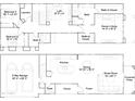 Home floor plan featuring a 2-bay garage, kitchen, great room, dining area, 3 bedrooms, loft, and covered patio at 10049 E Ulysses Ave, Mesa, AZ 85212