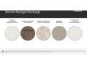 Haven Design Package showcasing white sand quartz countertops, dovetail cabinetry, and porcelain floor tiles at 4987 S 233Rd Dr, Buckeye, AZ 85326